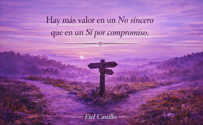 Decir y aceptar un No